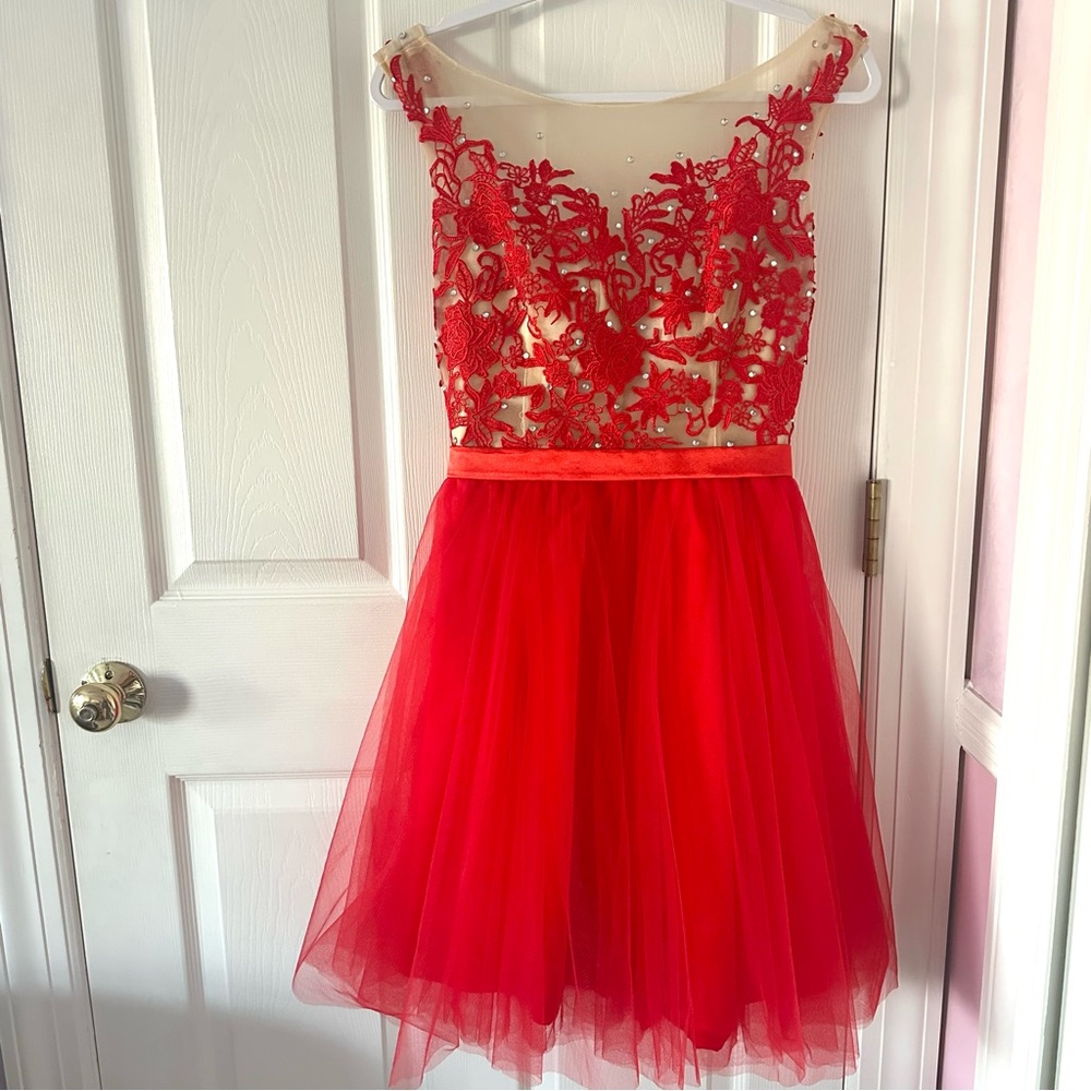 Short Red Formal Dress